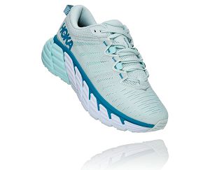 Hoka One One Gaviota 3 Womens Stability Running Shoes Morning Mist/Blue Tint | AU-4679032